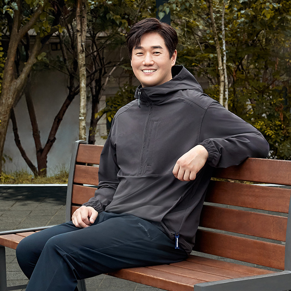 [유지태 착용/스케쳐스 어패럴] 남성 나일론 이중직 아노락