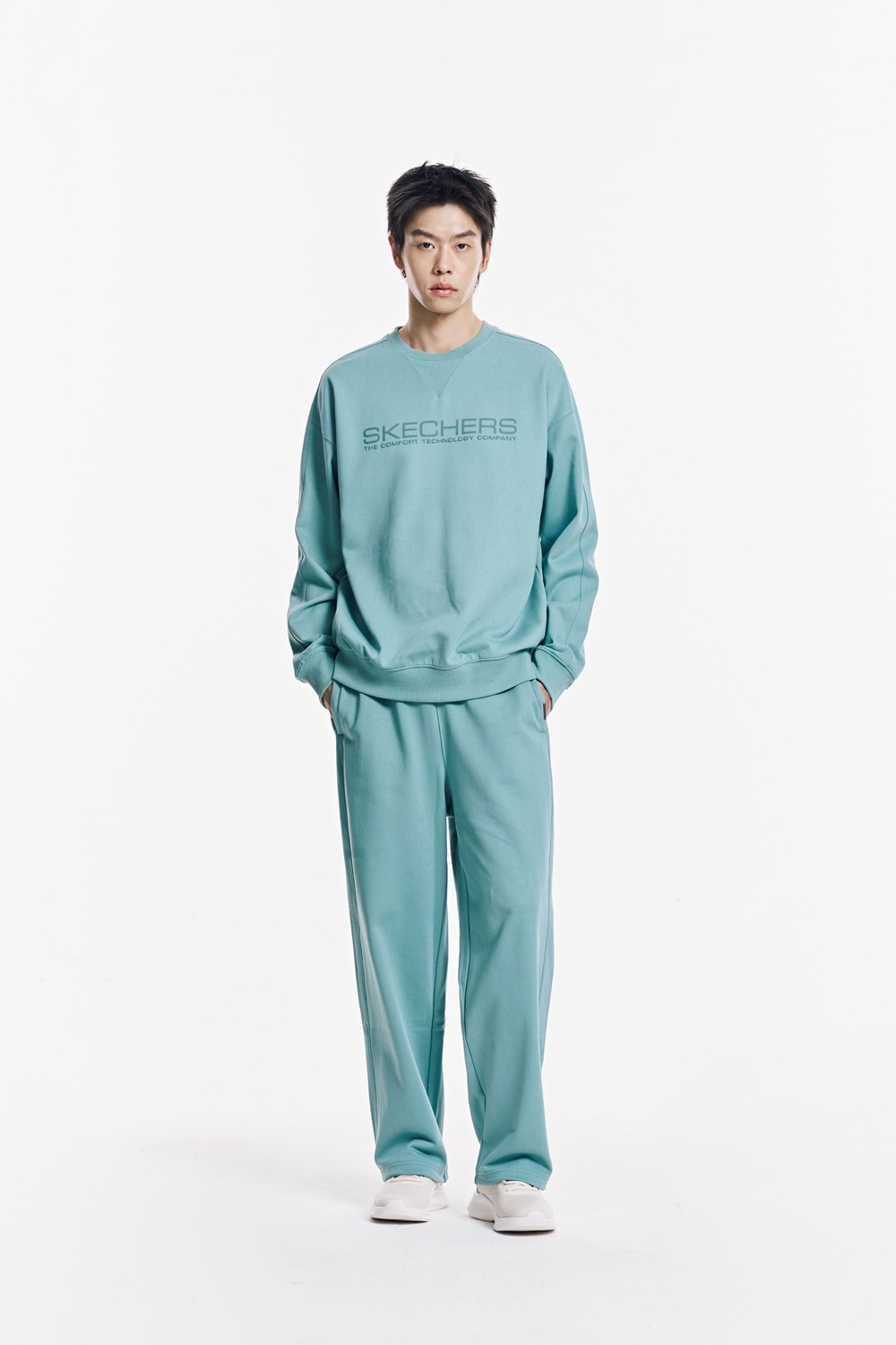 [스케쳐스 어패럴] 남성 빅로고 맨투맨