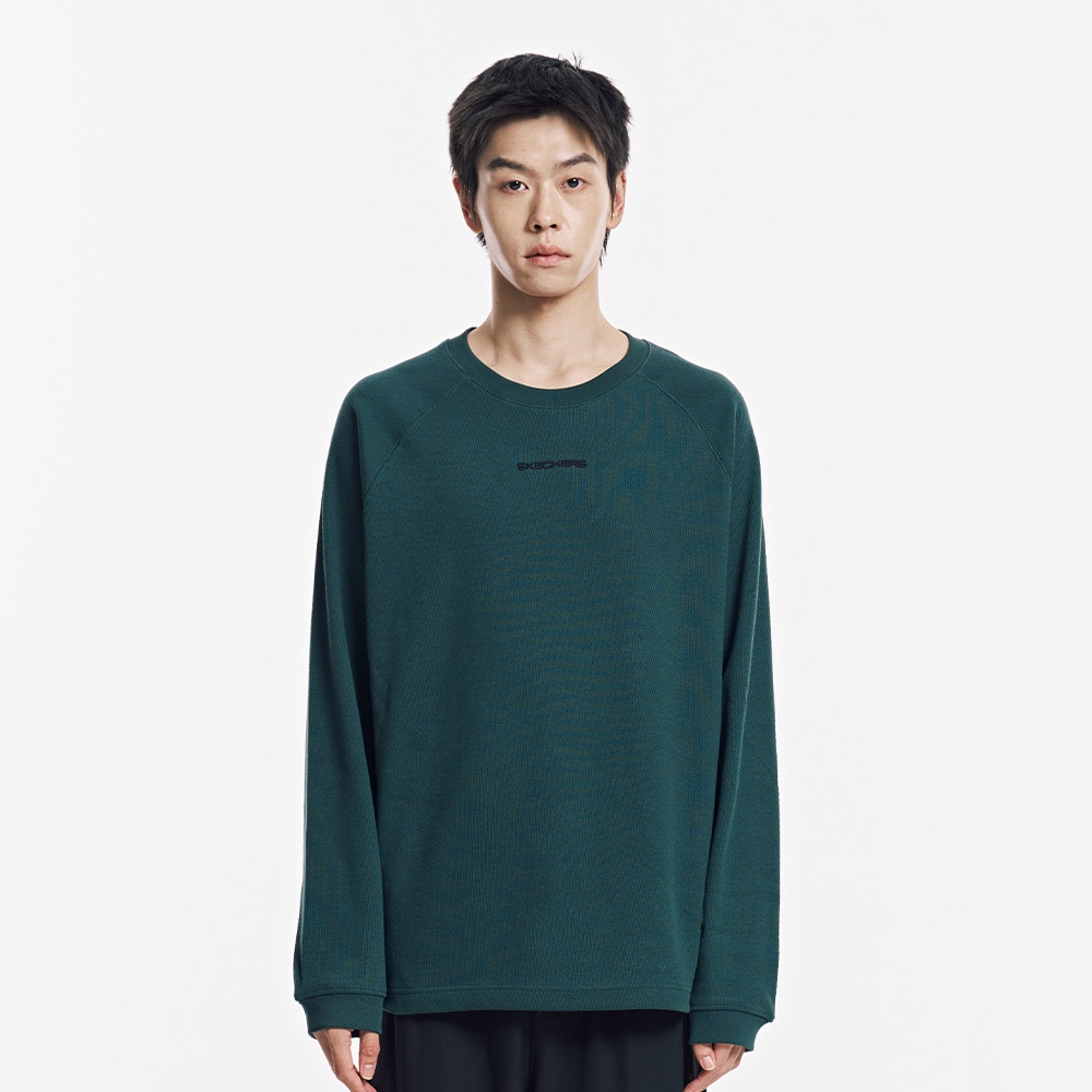 [스케쳐스 어패럴] 남성 조직감 긴팔 티셔츠