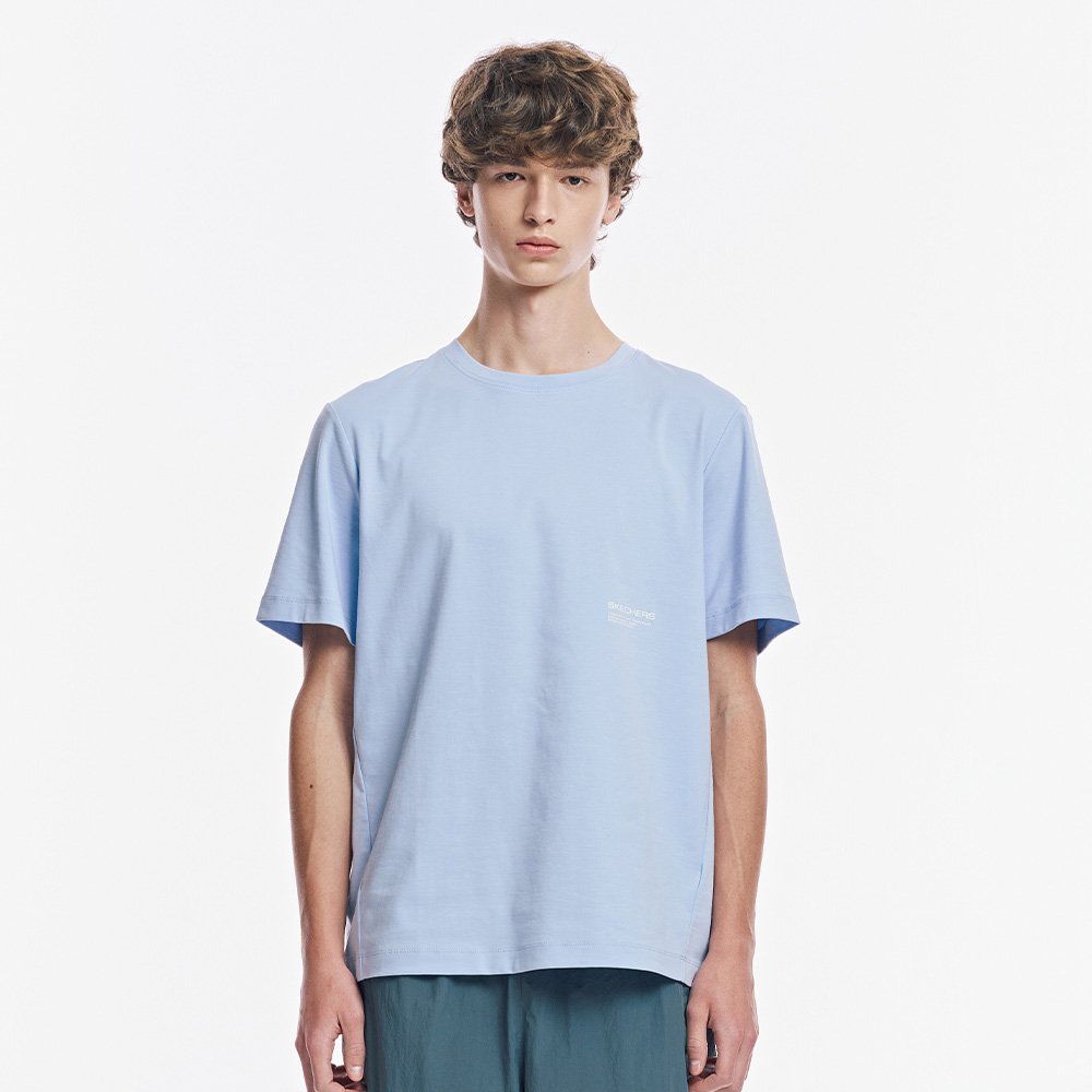 [스케쳐스 어패럴] 남성 폰테 반팔 라운드 티셔츠