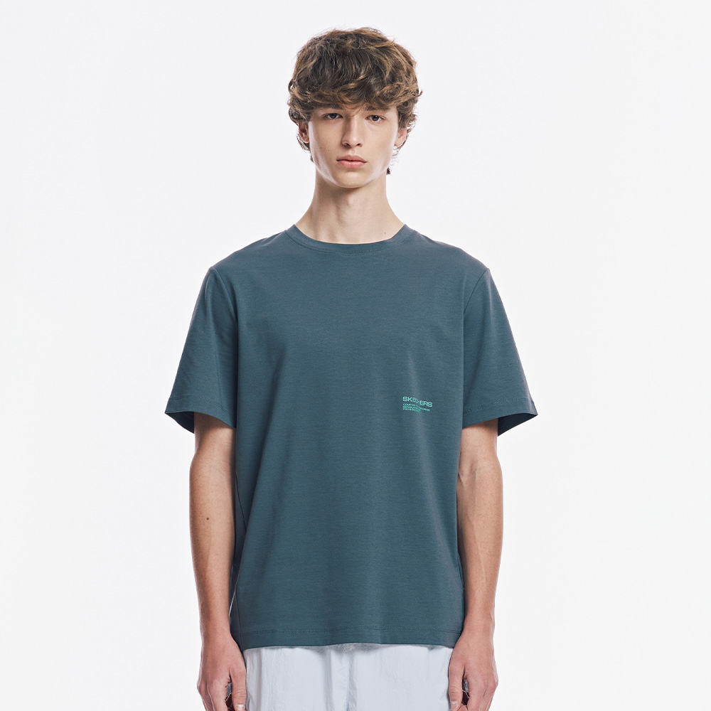 [스케쳐스 어패럴] 남성 폰테 반팔 라운드 티셔츠