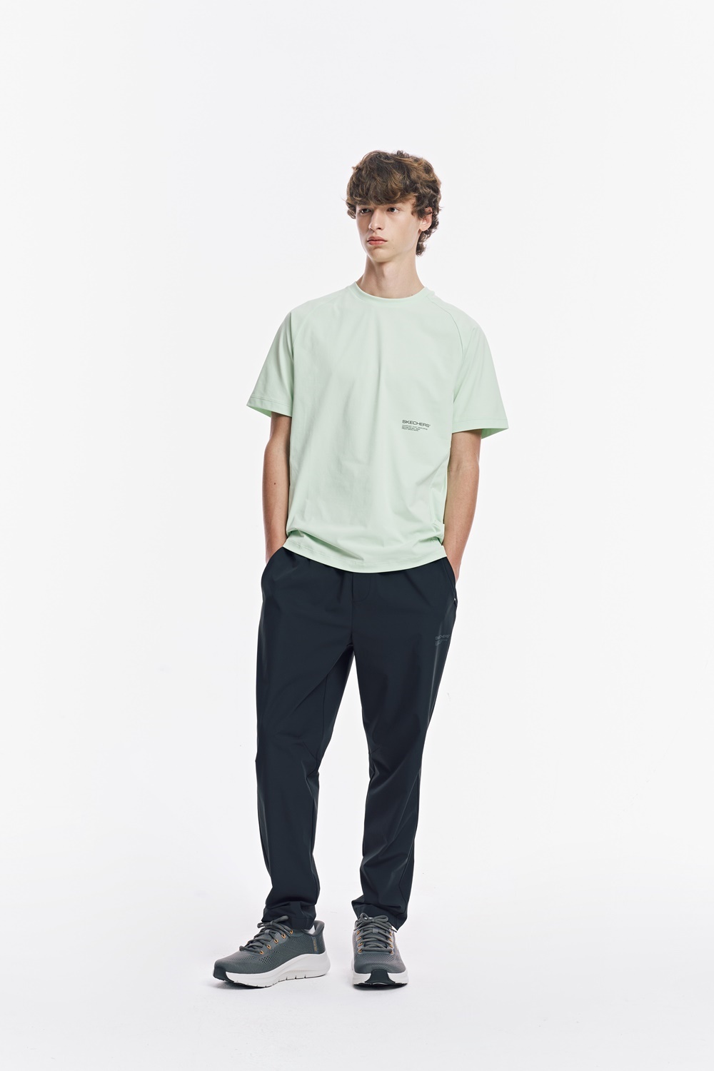 [스케쳐스 어패럴] 남성 소로나 쿨 냉감 반팔 티셔츠