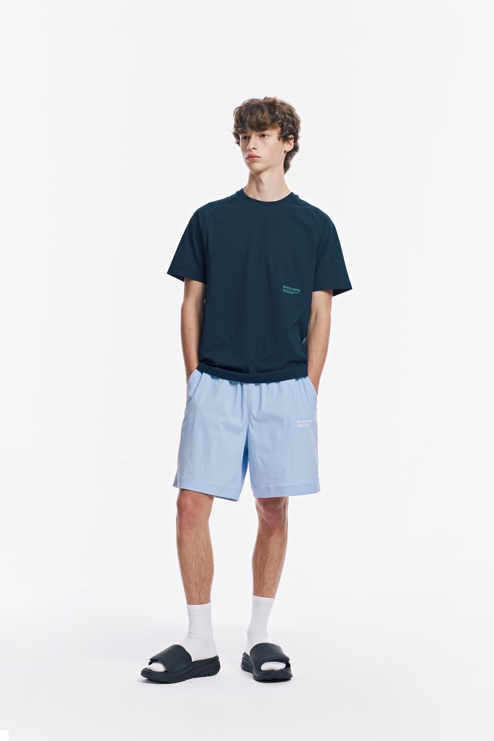 [스케쳐스 어패럴] 남성 소로나 쿨 냉감 반팔 티셔츠