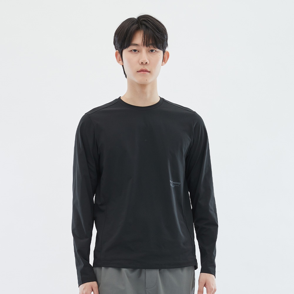[스케쳐스 어패럴] 남성 소로나 긴팔 라운드 티셔츠