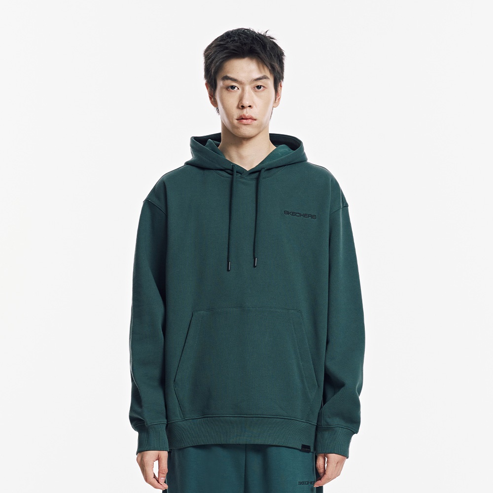 [스케쳐스 어패럴] 남성 기모 베이직 후드 티셔츠