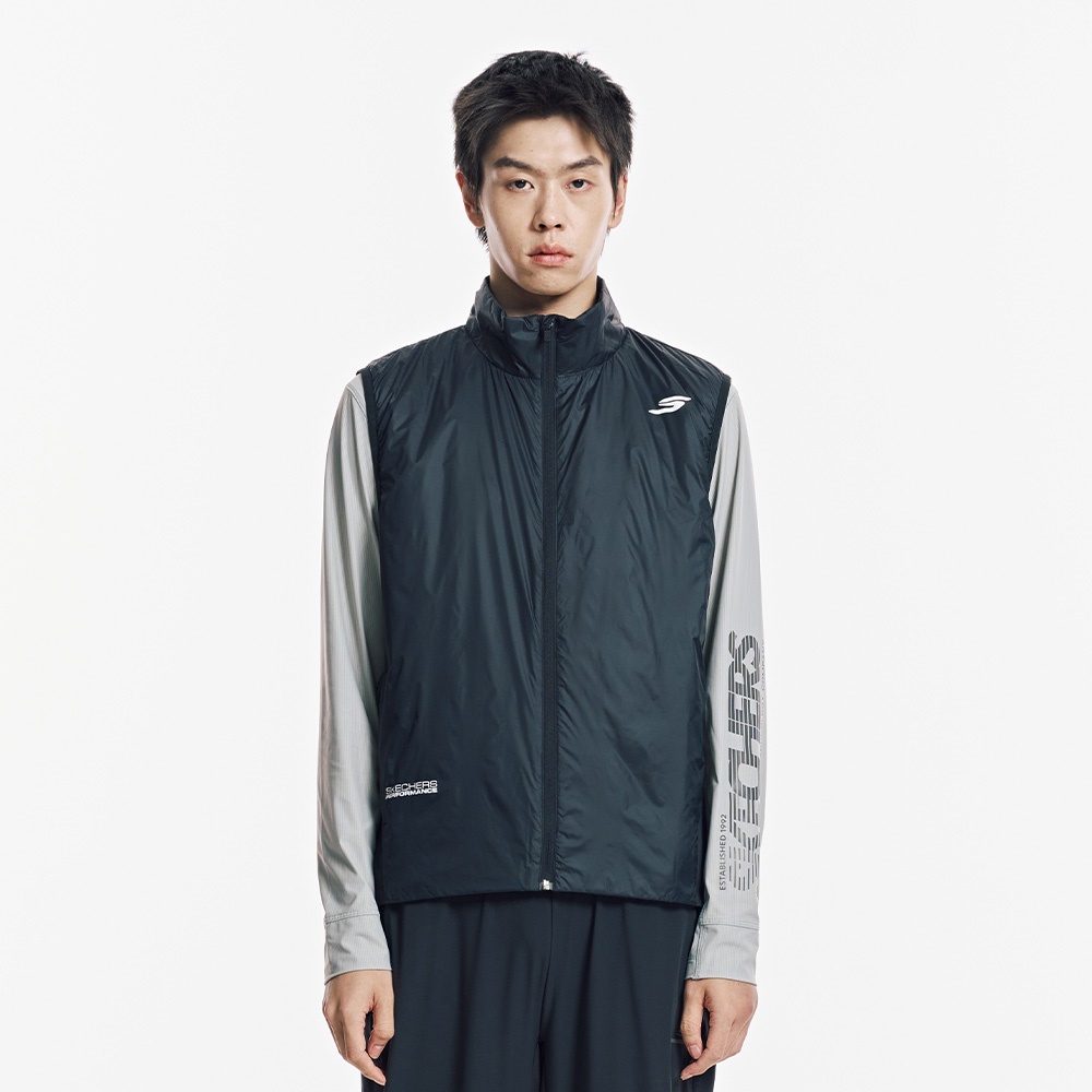 [스케쳐스 어패럴] 남성 하이브리드 경량 패딩 베스트