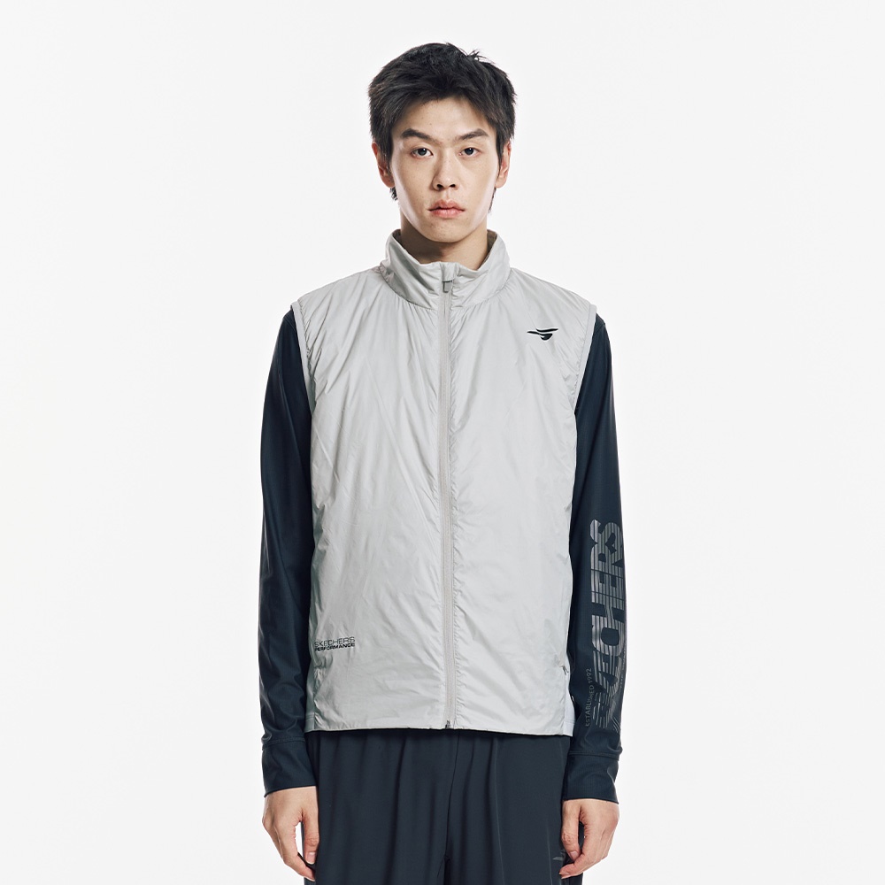 [스케쳐스 어패럴] 남성 하이브리드 경량 패딩 베스트