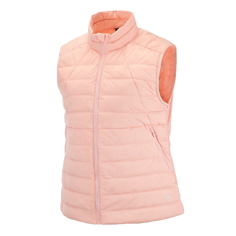 여성 하이넥 경량 베스트