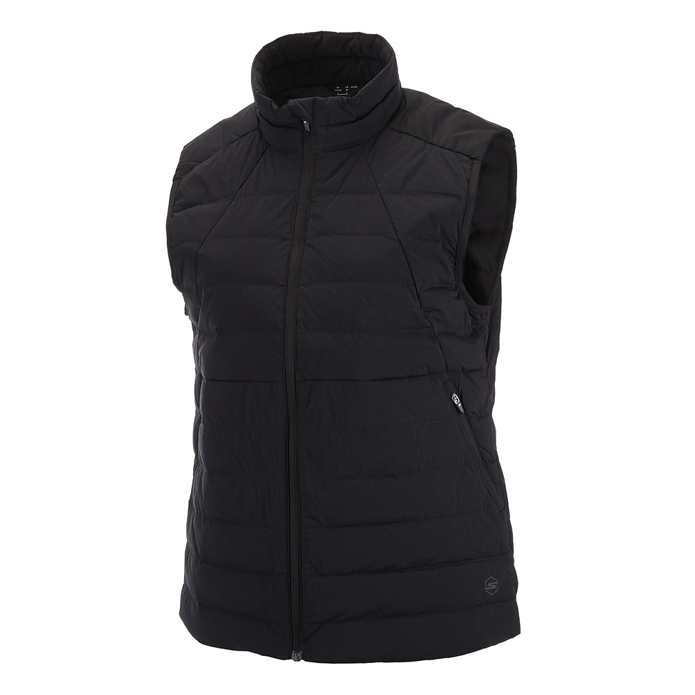 여성 하이넥 경량 베스트