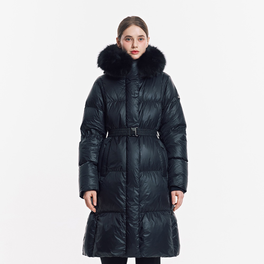 [스케쳐스 어패럴] 여성 롱 다운 자켓