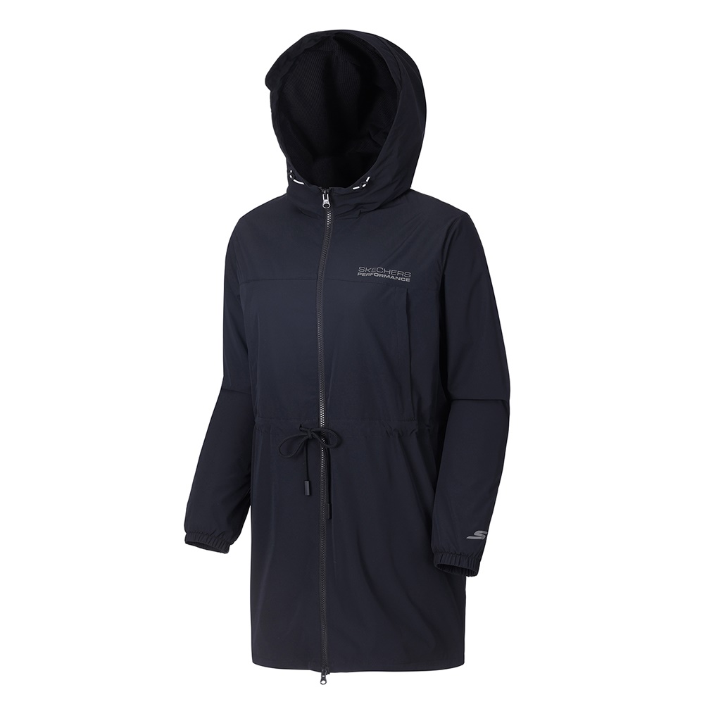 여성 롱 우븐 자켓