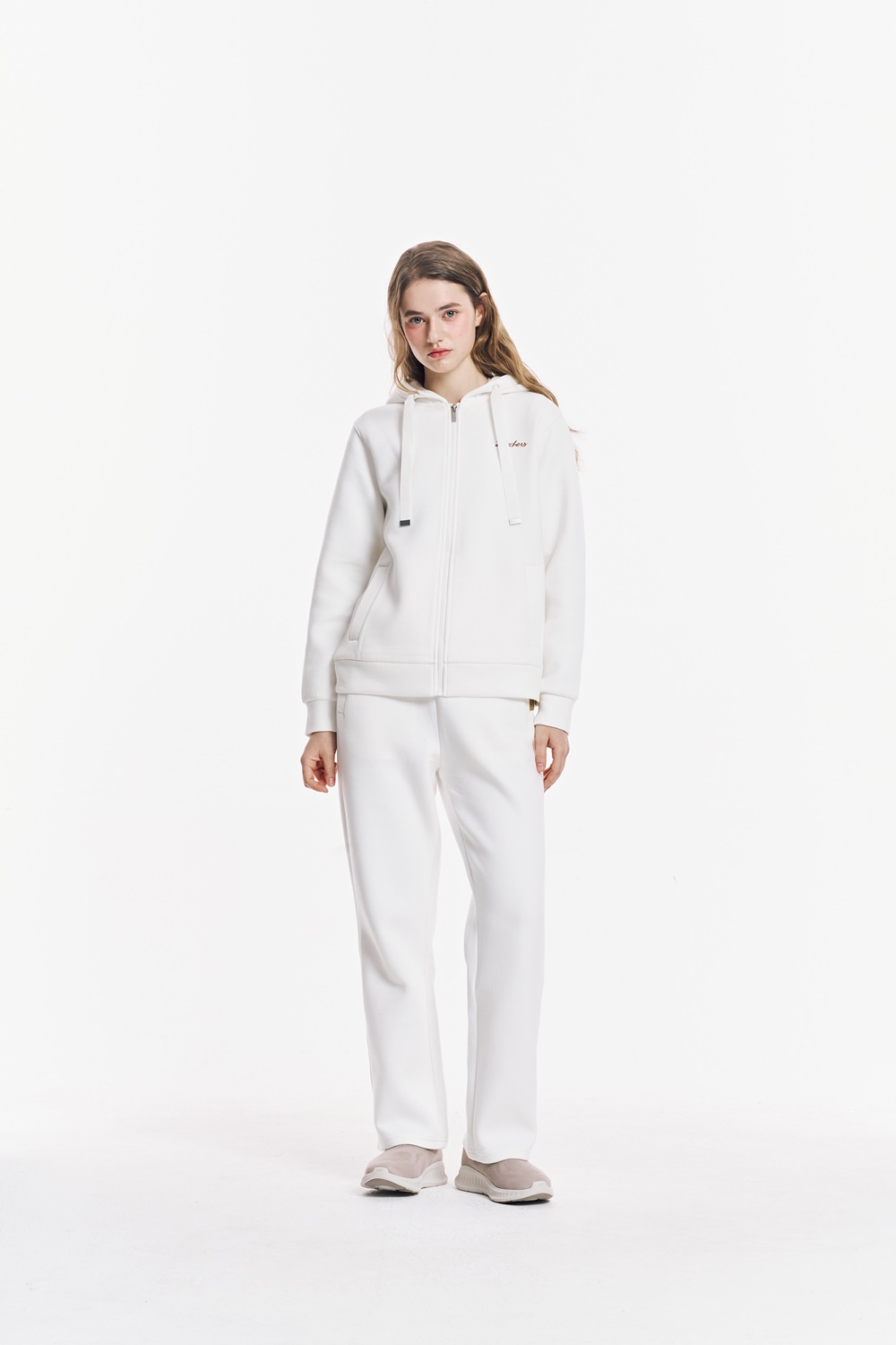 [스케쳐스 어패럴] 여성 더블니트 트레이닝 자켓