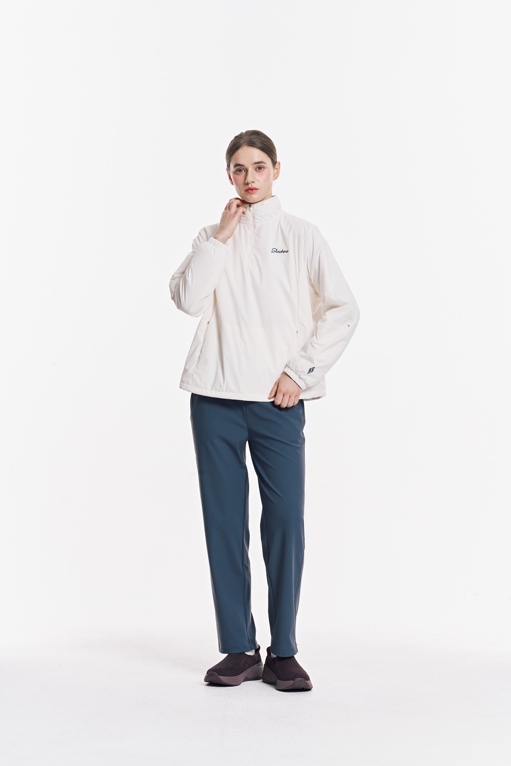 [스케쳐스 어패럴] 여성 트리코트 본딩 레귤러핏 팬츠