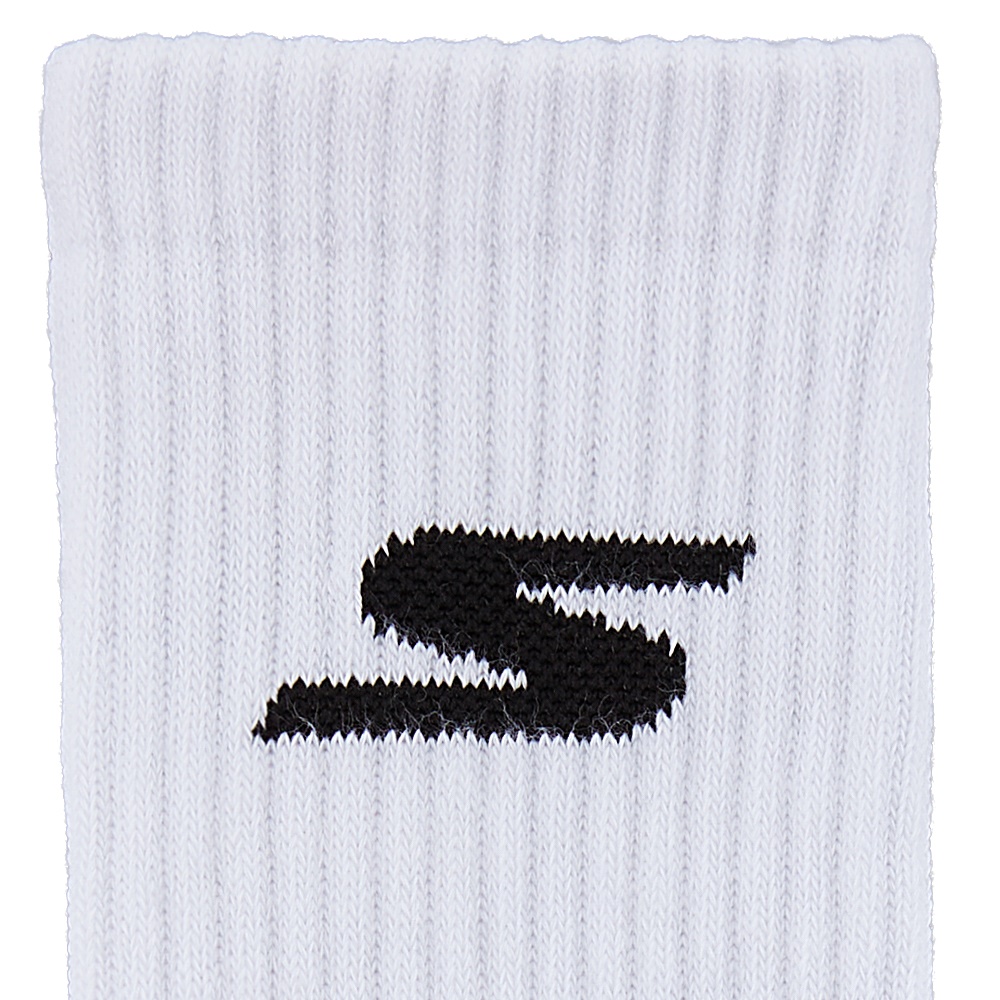 여성 장목 파일 양말 2족