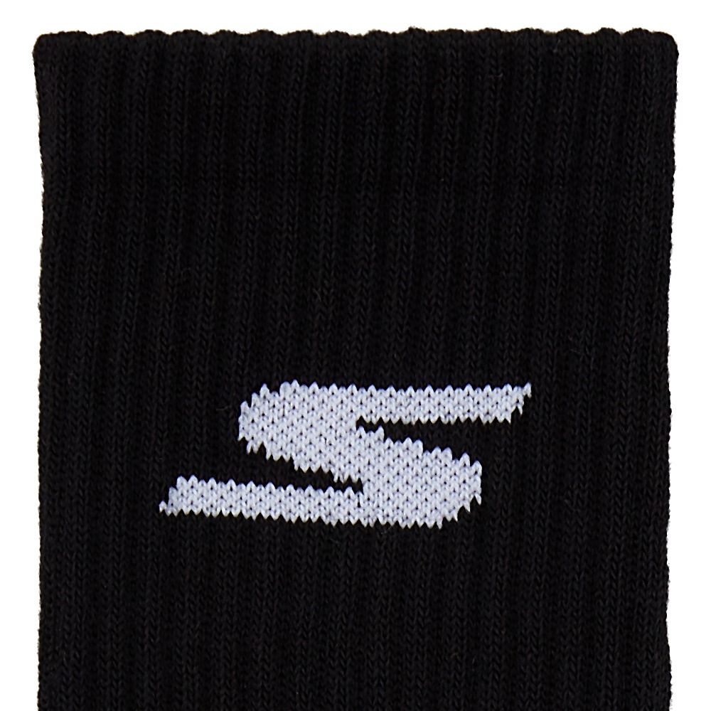 남성 장목 파일 양말 2족