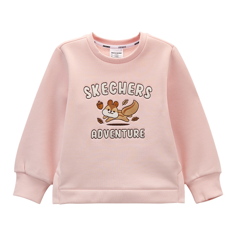 여아 그래픽 기모 맨투맨