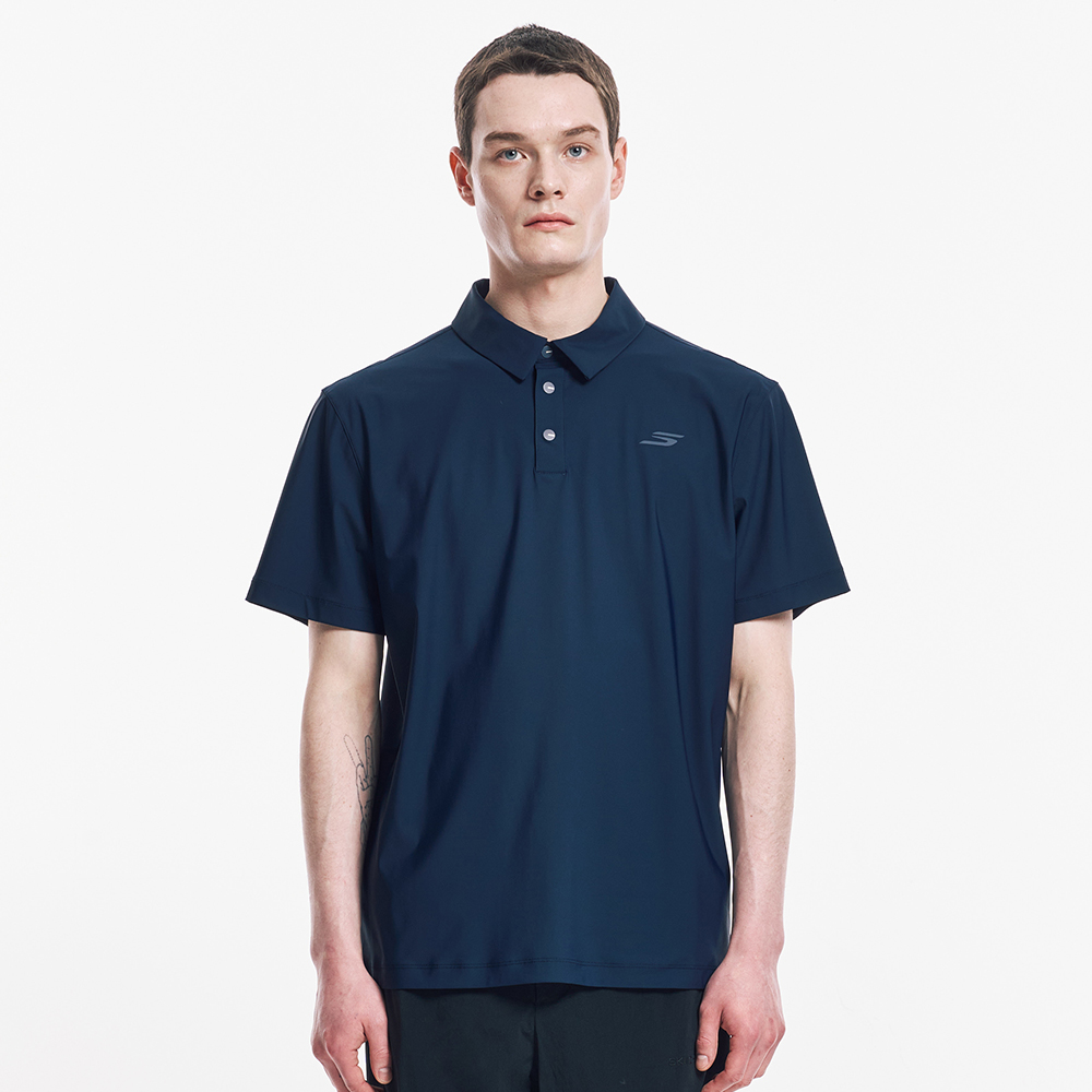 [스케쳐스 어패럴] 남성 액티브 트리코트 폴로 티셔츠