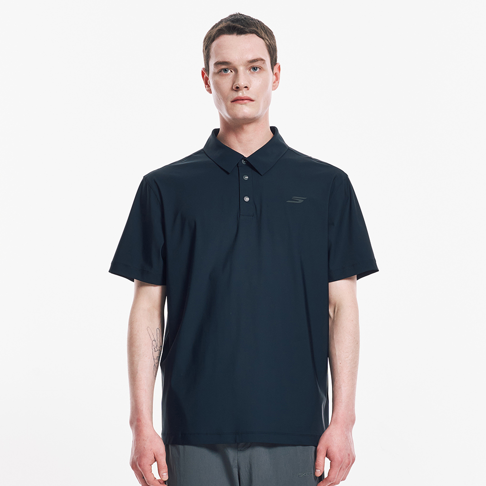 [스케쳐스 어패럴] 남성 액티브 트리코트 폴로 티셔츠