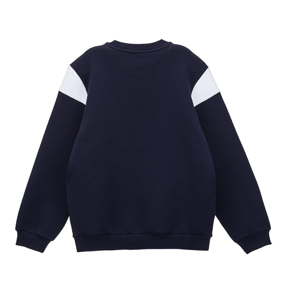 [스케쳐스 어패럴] 남아 아트웍 배색 니트 풀오버