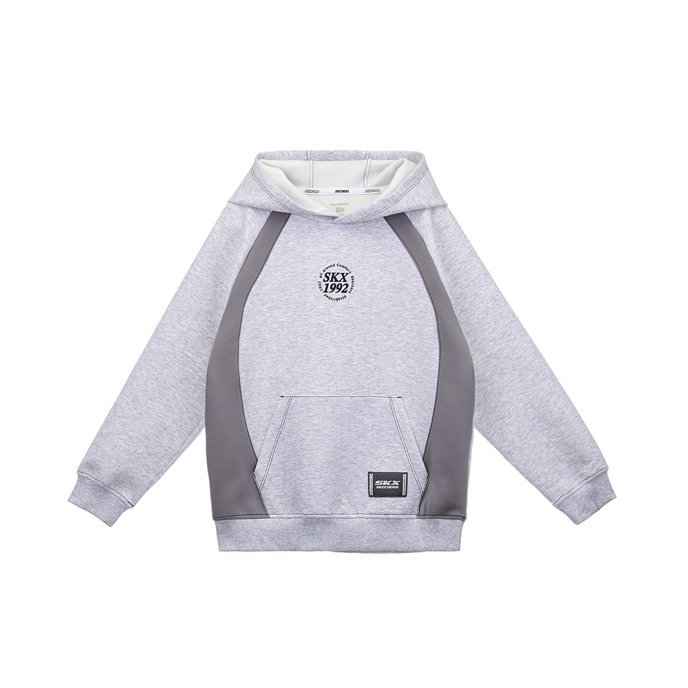 [스케쳐스 어패럴] 남아 원형 레터링 후드 티셔츠