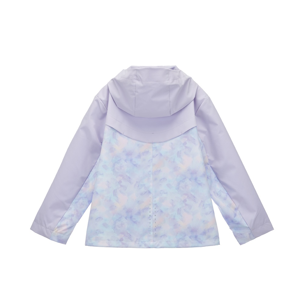 [스케쳐스 어패럴] 여아 프린트 배색 바람막이 우븐 후드 자켓