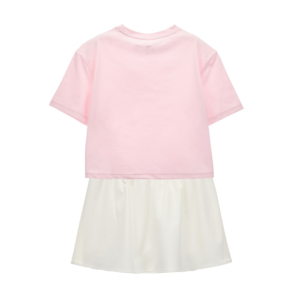 [스케쳐스 어패럴] 여아 플리츠 디테일 상하의 셋업 세트