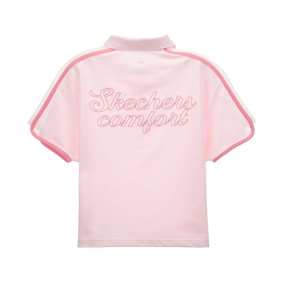 [스케쳐스 어패럴] 여아 카라 니트 티셔츠