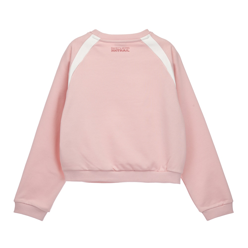 [스케쳐스 어패럴] 여아 베이직 풀오버 니트 맨투맨