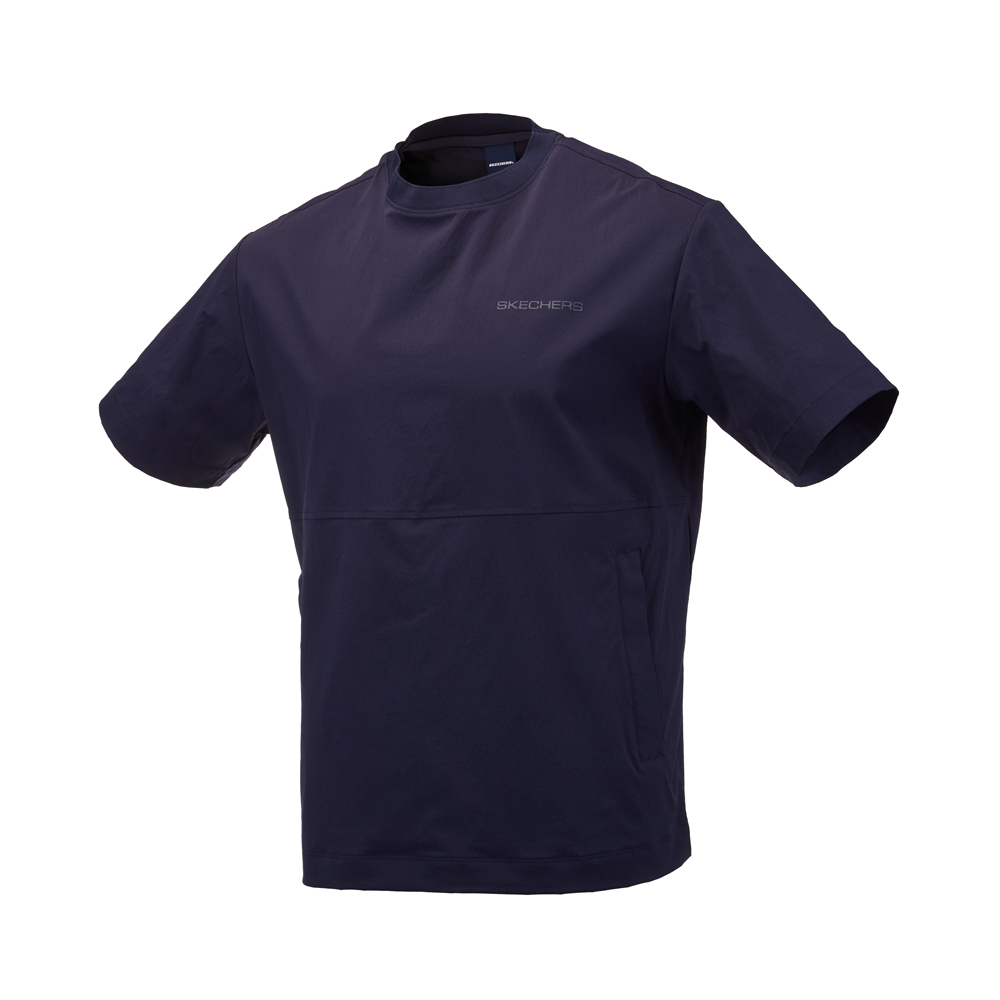 [스케쳐스 어패럴] 남성 시티 우븐 반팔 티셔츠