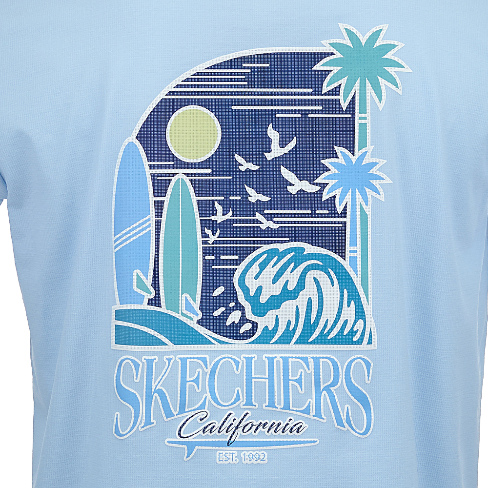 [스케쳐스 어패럴] 유니 오션 그래픽 반팔 티셔츠