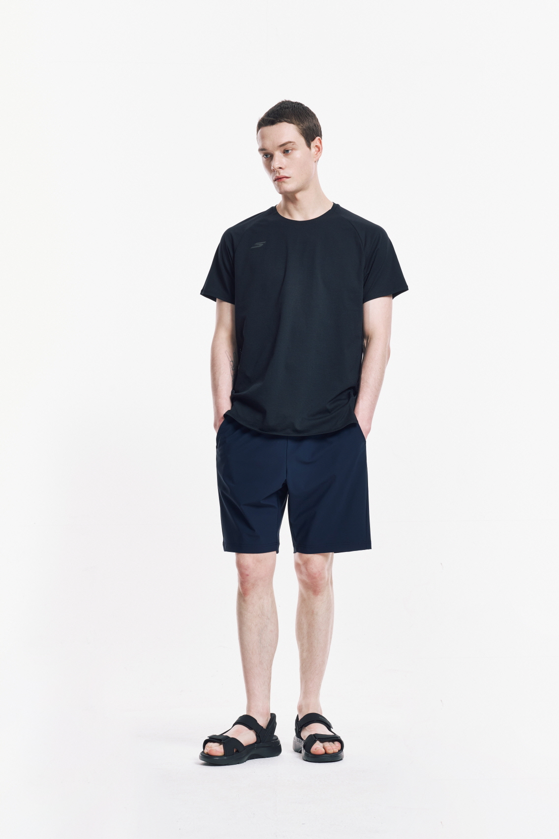 [스케쳐스 어패럴] 남성 액티브 트리코트 반바지