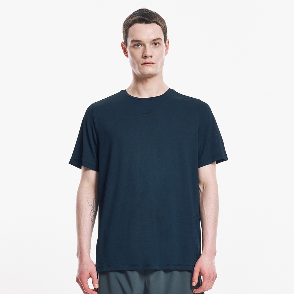 [스케쳐스 어패럴] 남성 액티브 메쉬 반팔 티셔츠