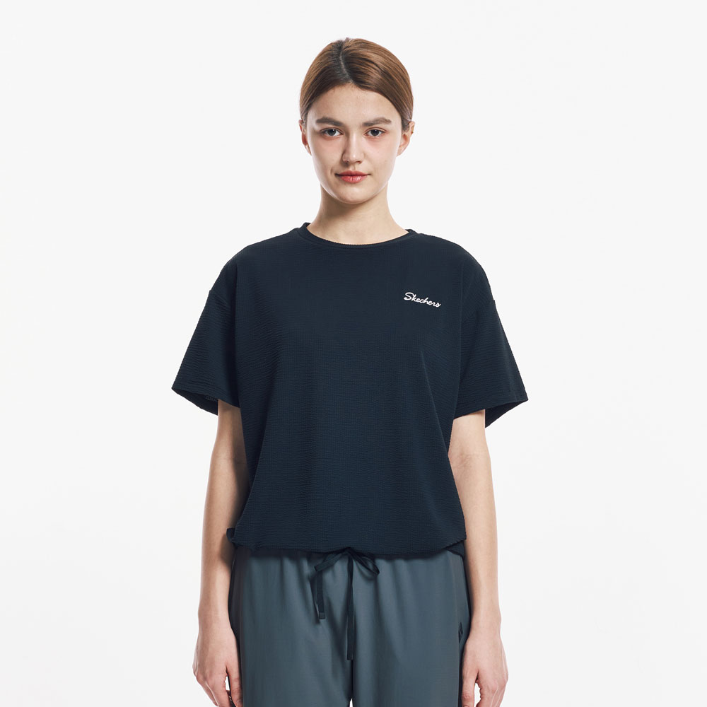 [스케쳐스 어패럴] 여성 액티브 조직감 반팔 티셔츠