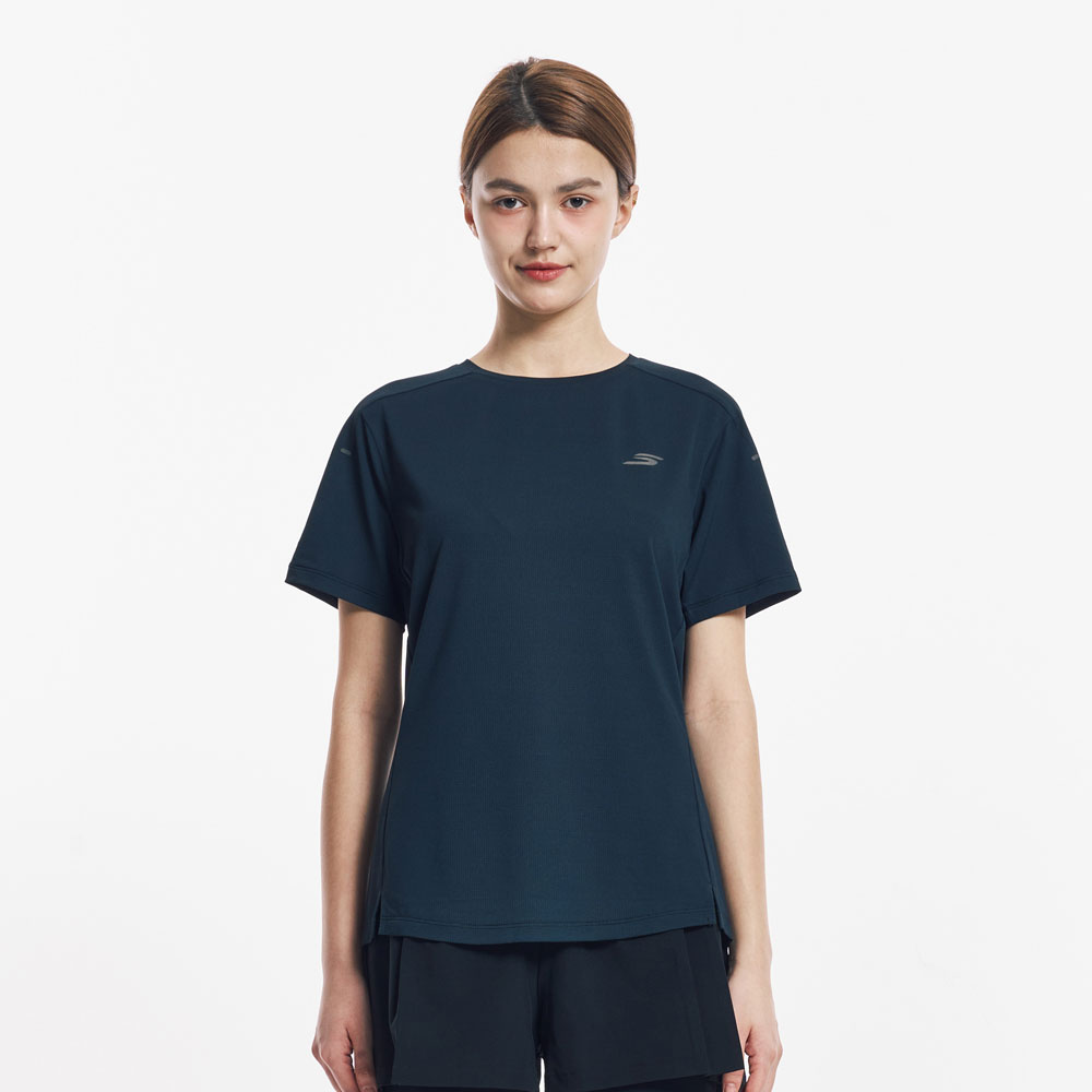 [스케쳐스 어패럴] 여성 액티브 메쉬 반팔 티셔츠