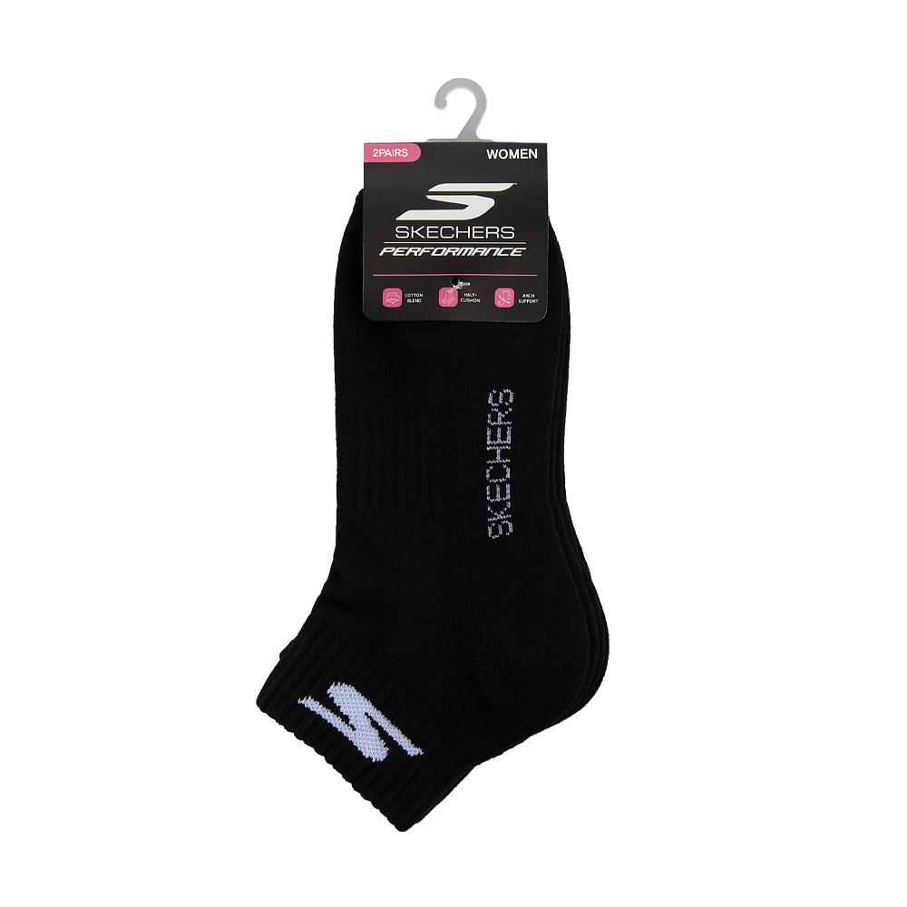 여성 단목 파일 양말 2족