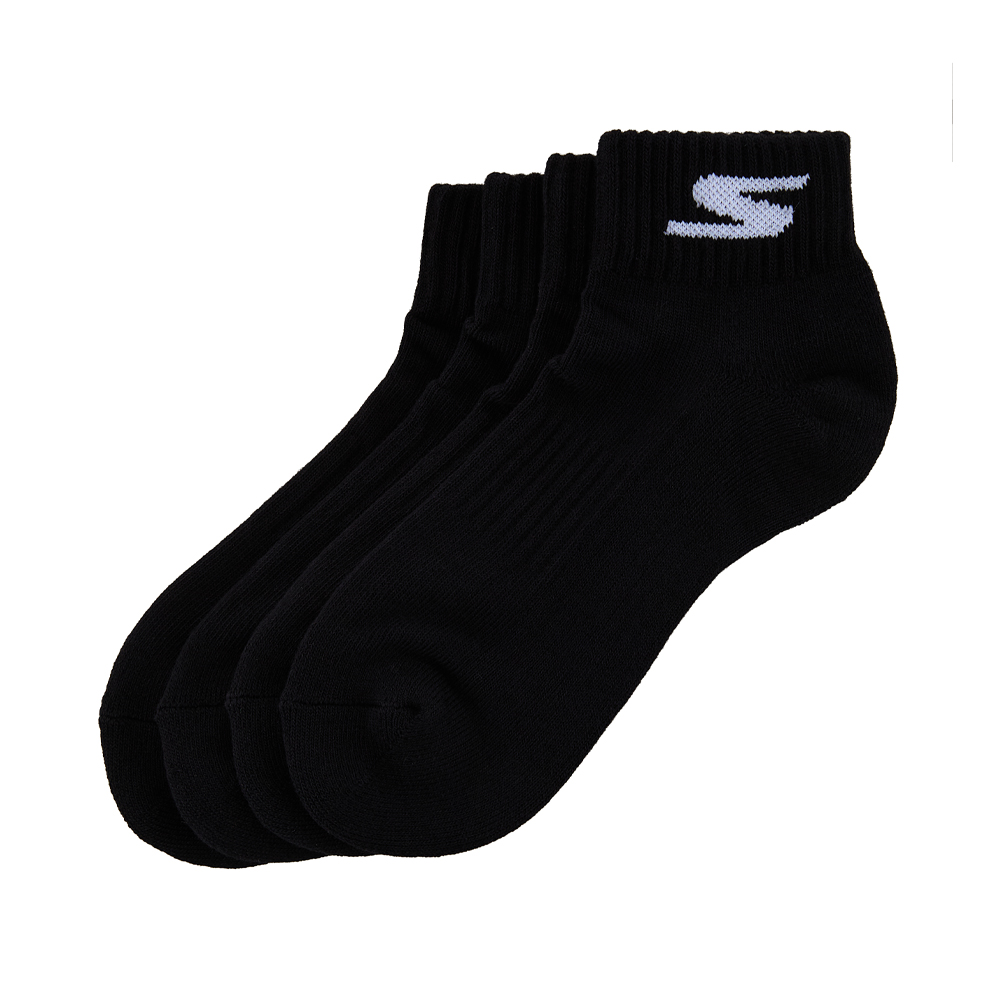 여성 단목 파일 양말 2족